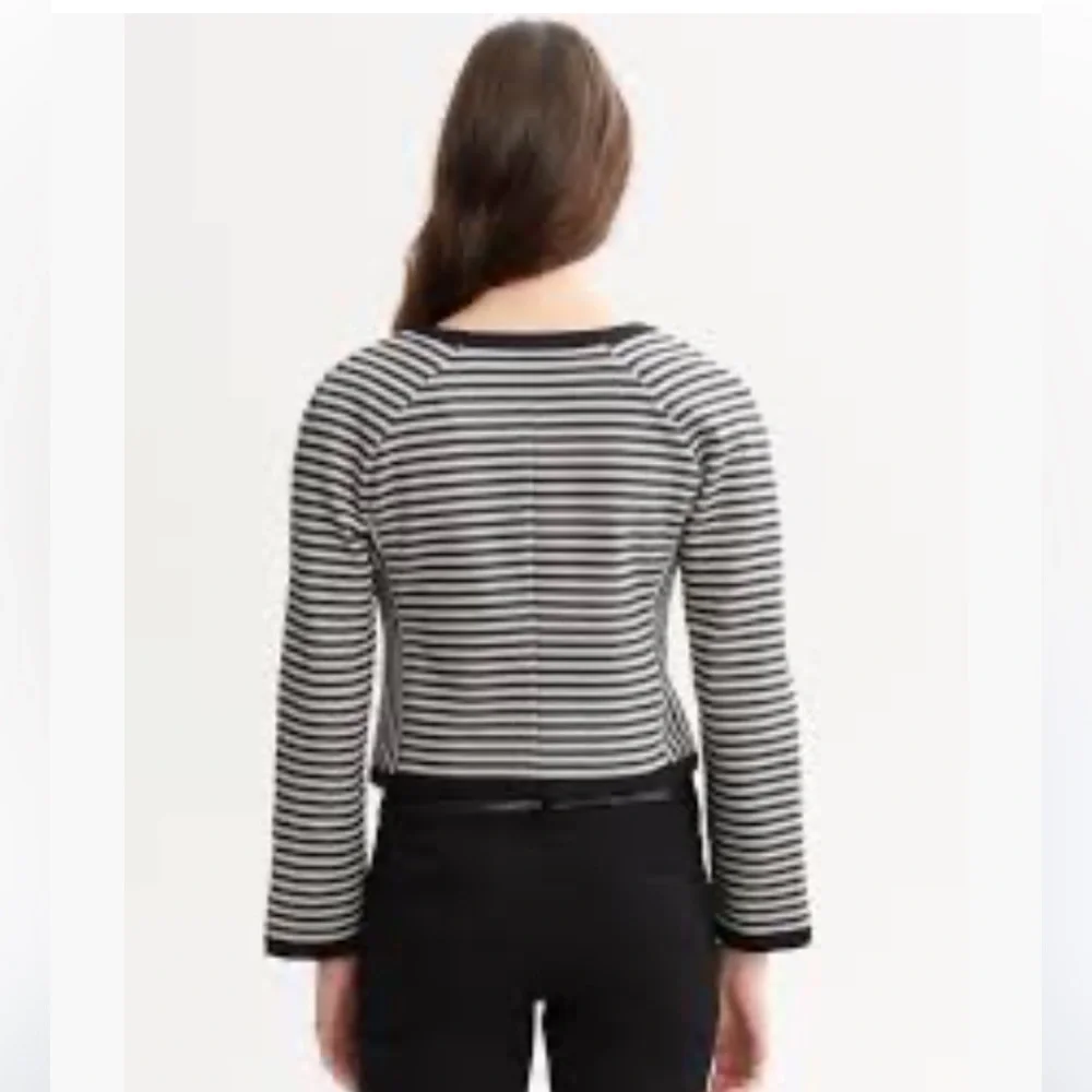 🐬 Banana Republic Striped Knit Blazer - Picture 9 of 13